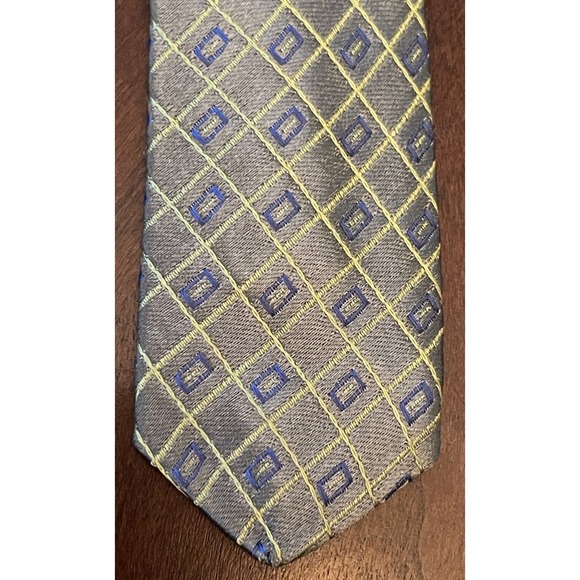 Arrow Green Blue 100% Imported Silk Men’s Neck Tie Made In Usa - Picture 6 of 9